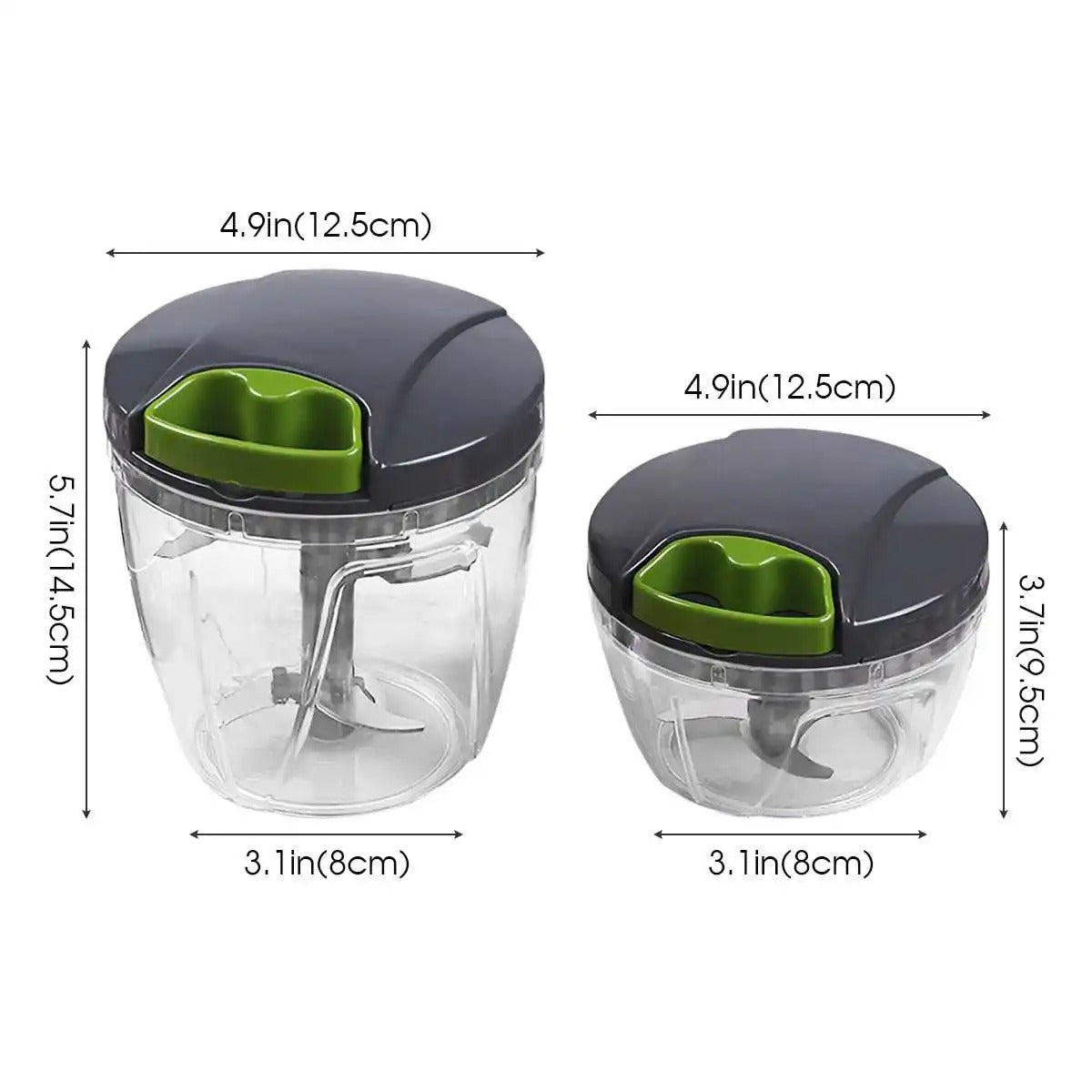 Manual Rope Garlic & Vegetable 600ml Chopper